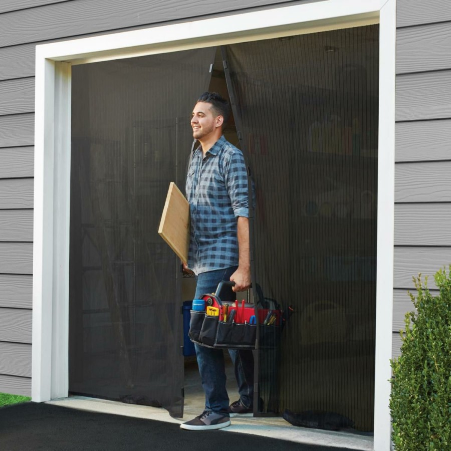 Home Improvement * | Magic Mesh Hands-Free Screen Door Garage On Sale