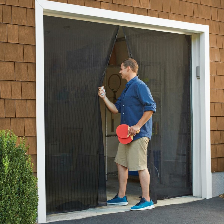 Home Improvement * | Magic Mesh Hands-Free Screen Door Garage On Sale