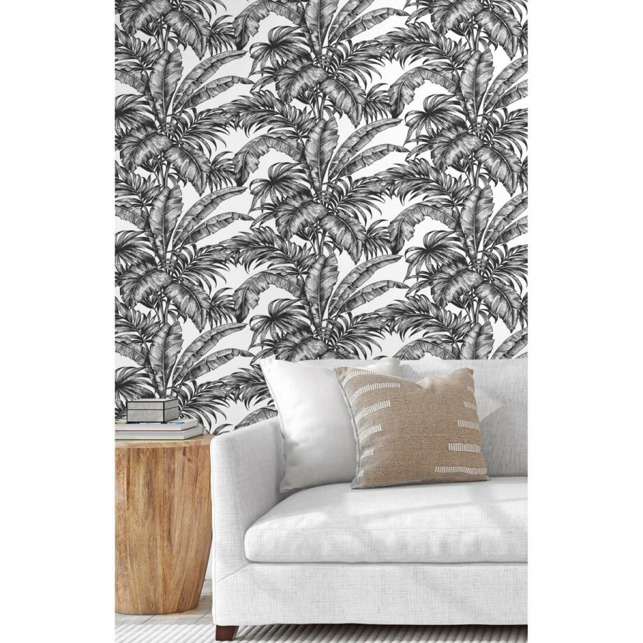 Wall Decor * | Absolute Quality Nextwall Peel And Stick Wallpaper Jungle Screen Printed