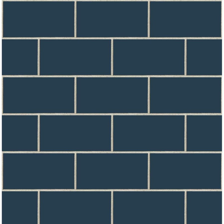 Wall Decor * | Reduction In Price Nextwall Peel And Stick Wallpaper Retro Subway Tile