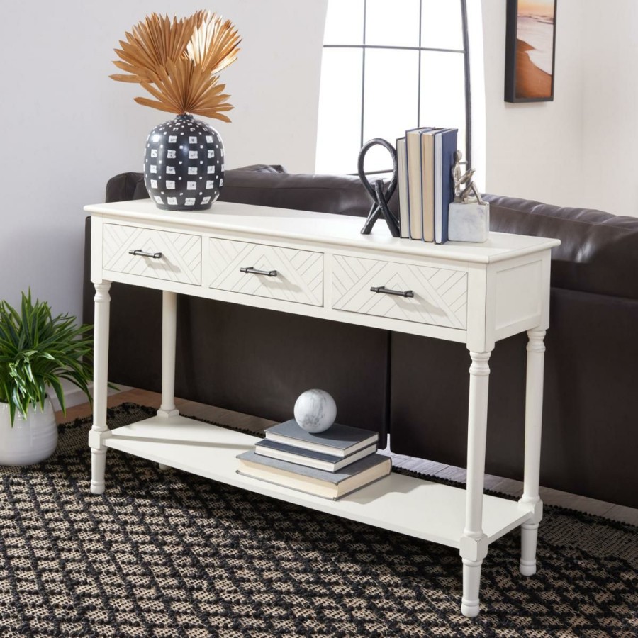 Furniture * | Outlet Safavieh Peyton 3-Drawer Console Table