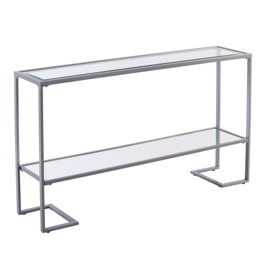 Furniture * | High Quality Southern Enterprises Malston Narrow Metal Console