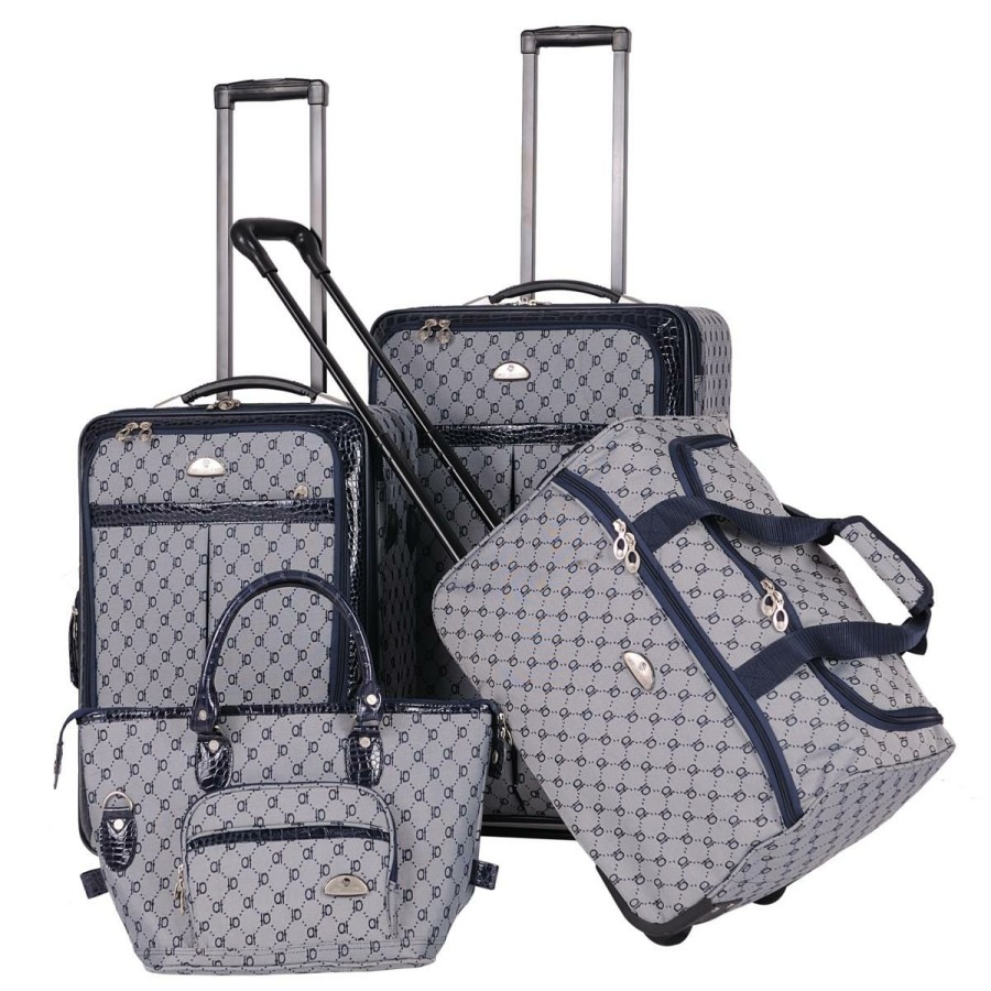 Luggage & Travel Accessories * | American Flyer Signature 4-Piece Luggage Set Online