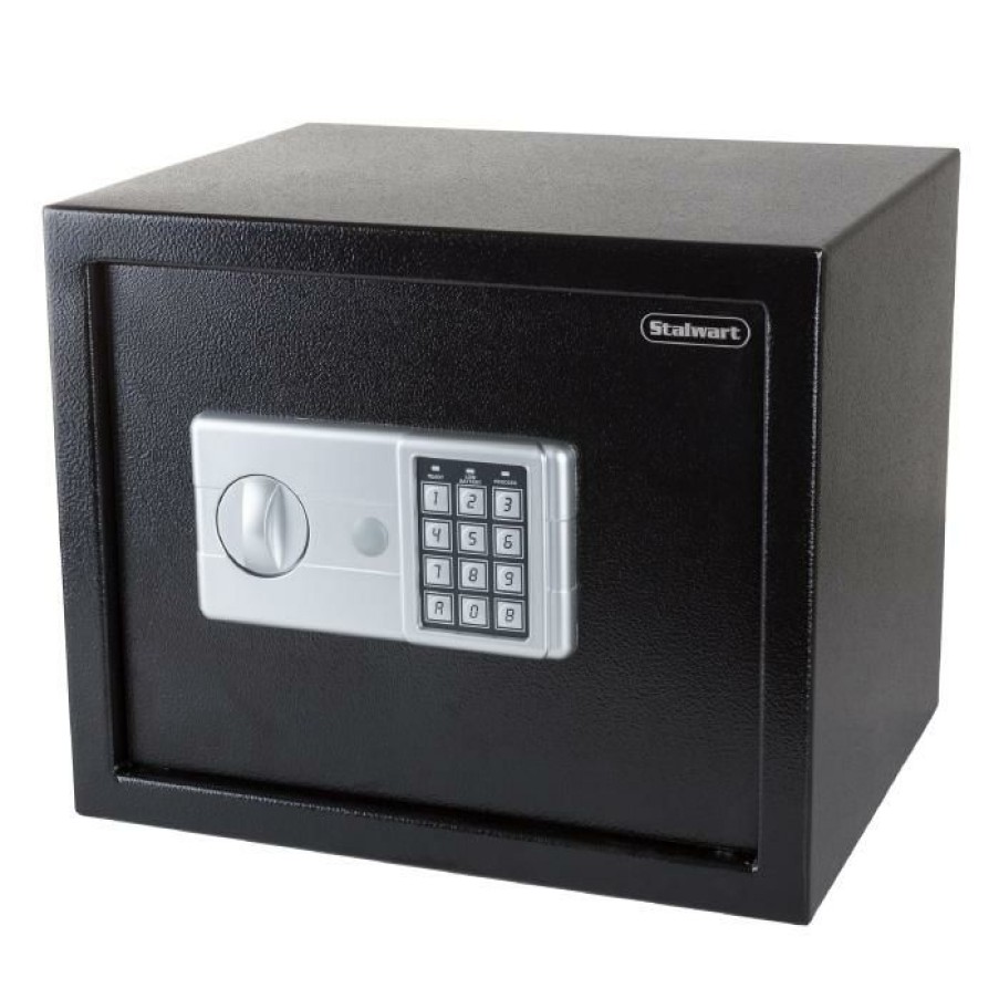 Home Improvement * | Stalwart Electronic Large Safe Black Online