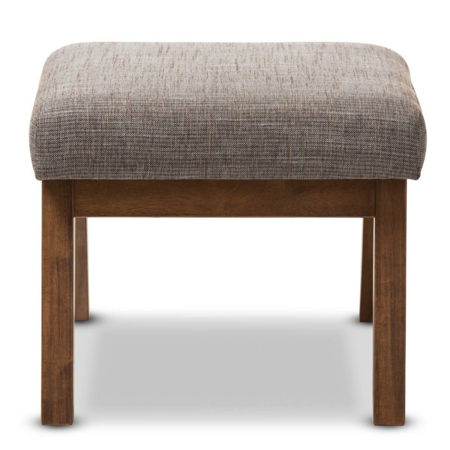 Furniture * | Reduced Price Aberdeen Upholstered Ottoman