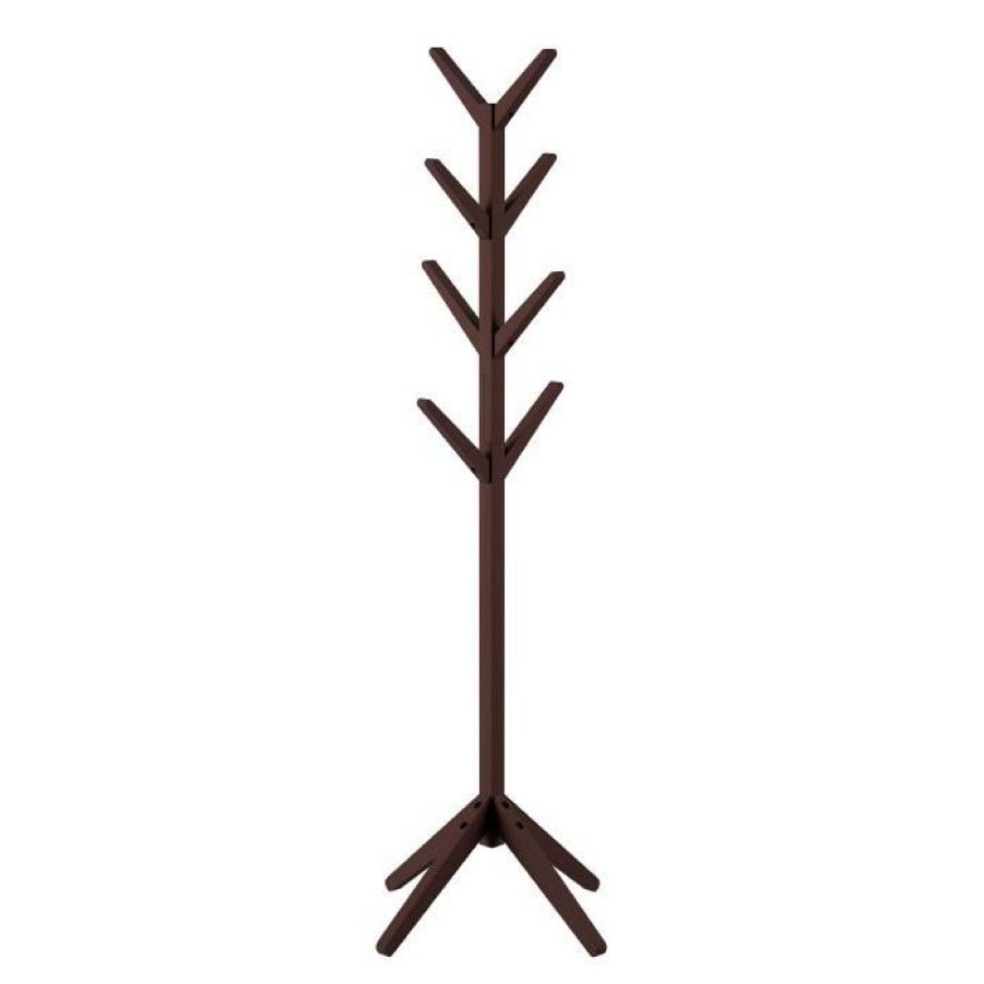 Furniture * | High Quality Hastings Home Coat Rack Brown