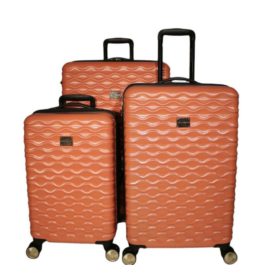 Luggage & Travel Accessories * | Kathy Ireland Maisy 3-Piece Hardside Set Absolute Quality