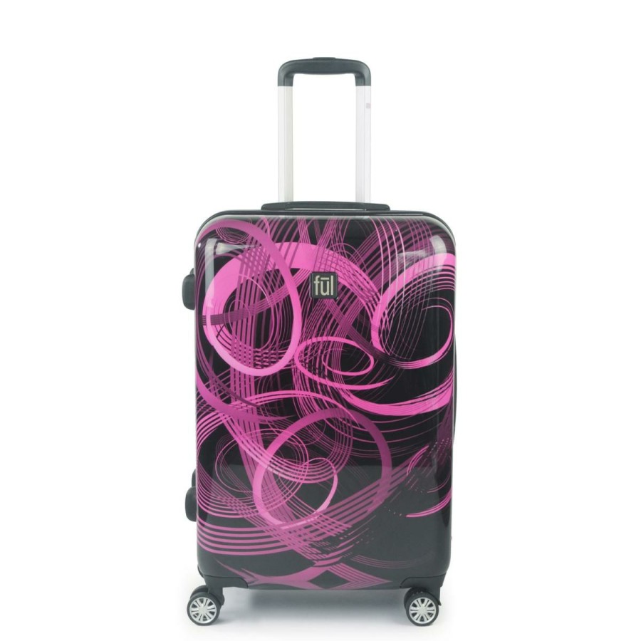 Luggage & Travel Accessories * | Ful Atomic 24 Spinner Rolling Abs Hard-Case Suitcase Absolute Quality