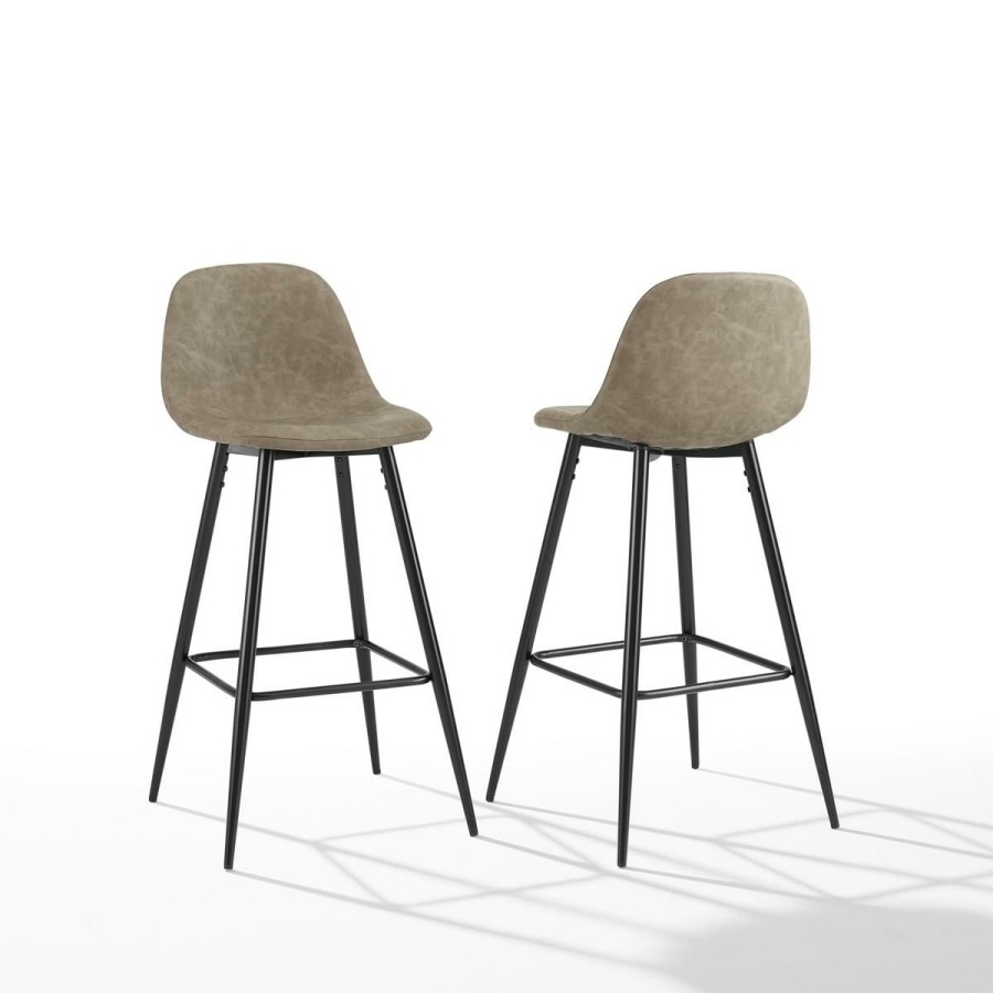 Furniture * | Outlet Crosley Weston 2-Piece Bar Stool Set