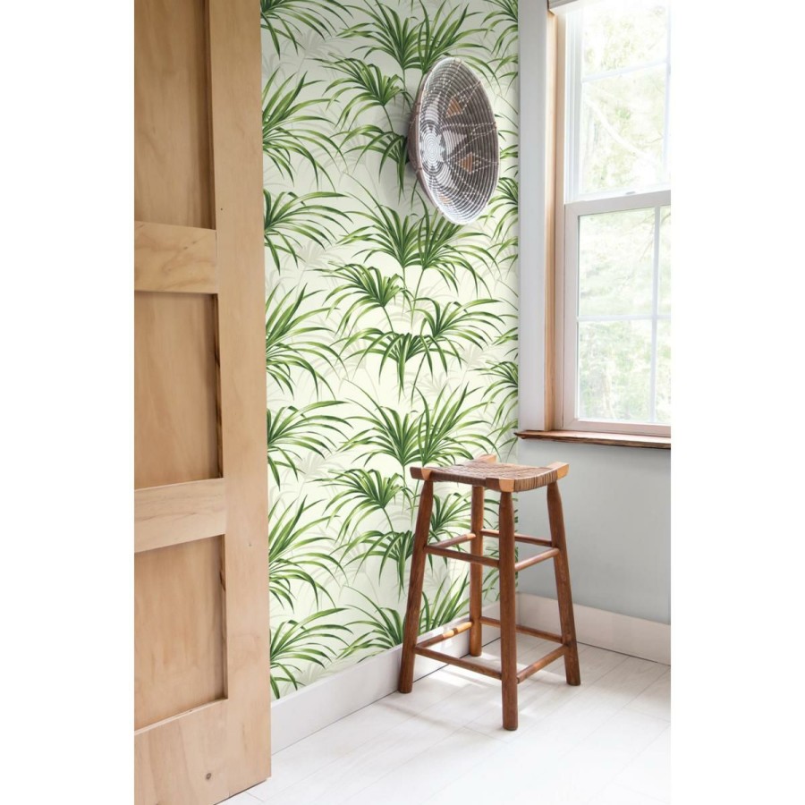 Wall Decor * | Cheap Nextwall Peel And Stick Wallpaper Palm Leaf