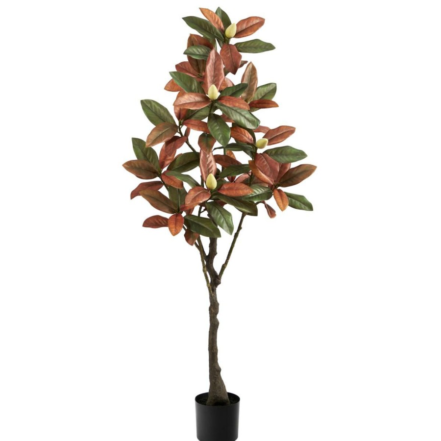 Holiday * | 5' Fall Magnolia Artificial Tree Exclusive Design