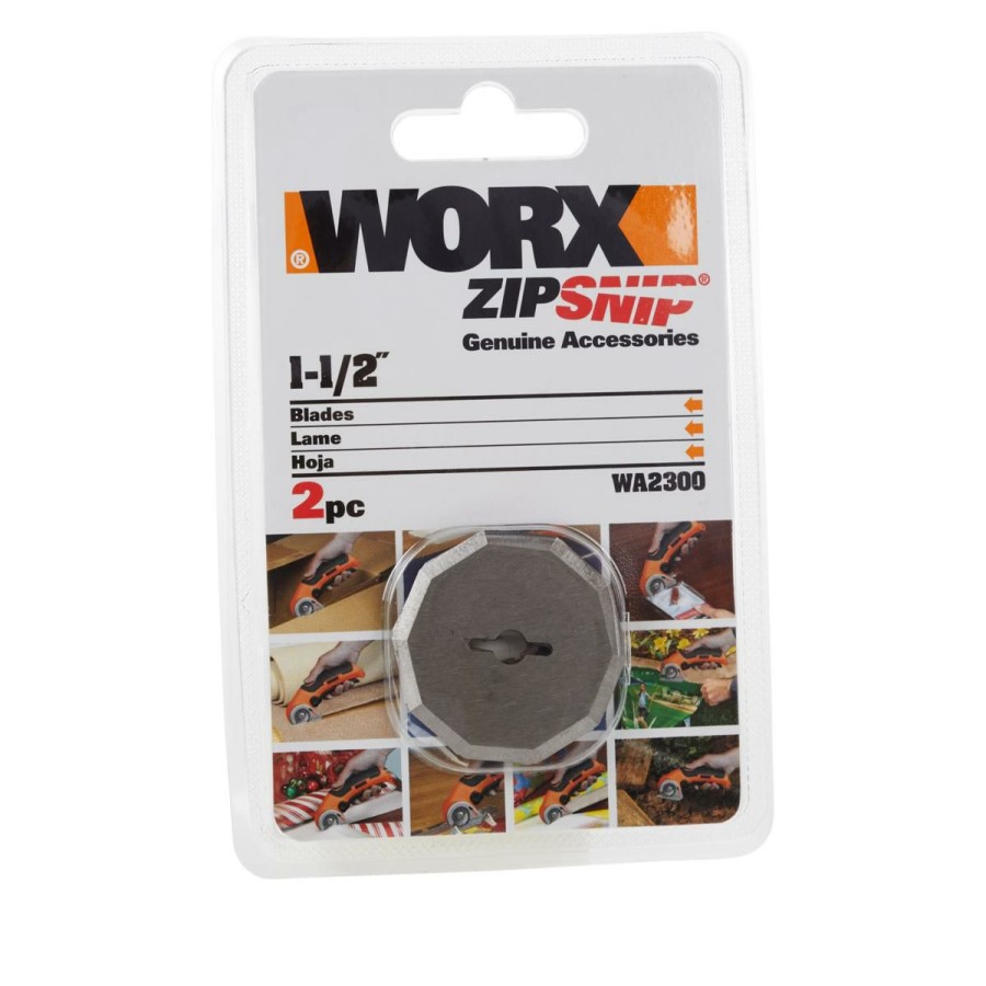 Home Improvement * | Worx Zip Snip Replacement Blades 2-Pack Less Expensive