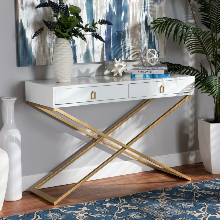 Furniture * | Off Wholesale Interiors Madan Modern And Contemporary Console Table