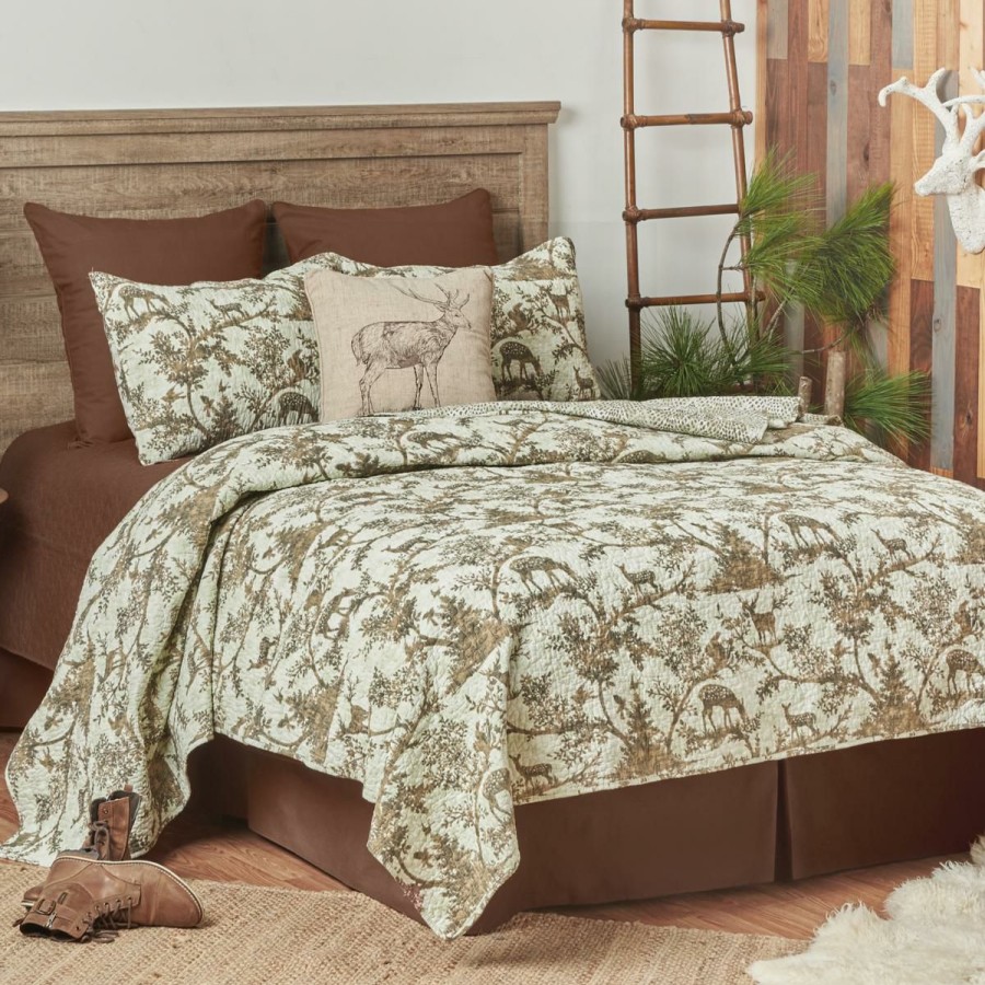 Quilts & Bedspreads * | Off Hemlock Trail Full/Queen Quilt Set