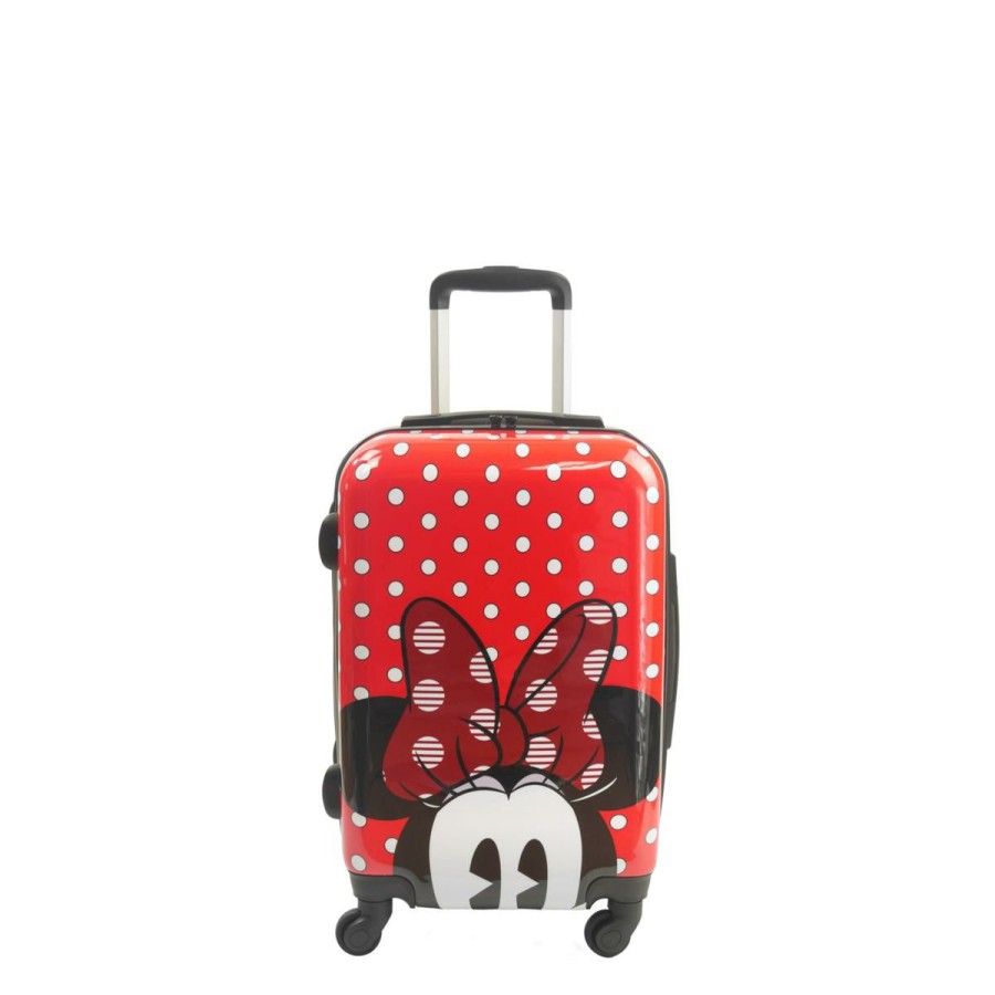 Luggage & Travel Accessories * | Ful Disney Minnie Mouse Printed Polka Dot 21 Luggage Spinner At The Best Price