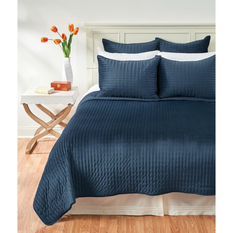 Quilts & Bedspreads * | Special Design Lapis Velvet Twin Quilt Set