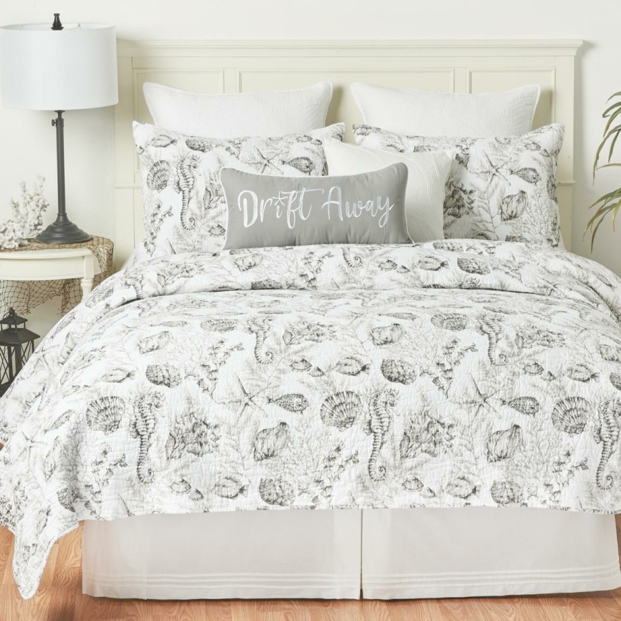 Quilts & Bedspreads * | High Quality Fenwick Isle Full/Queen Quilt Set Gray