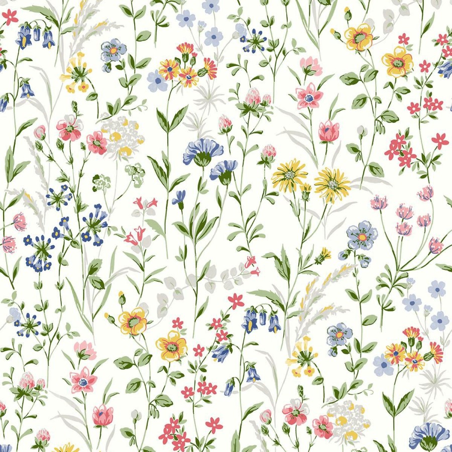 Wall Decor * | Discount Store Nextwall Wildflowers Peel And Stick Wallpaper