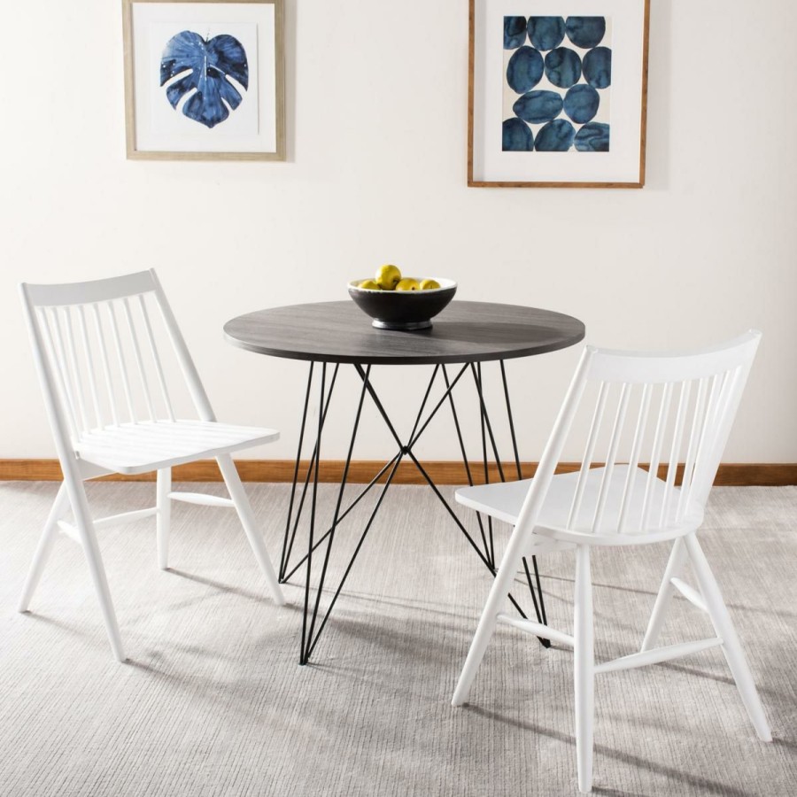 Furniture * | Cut Price Safavieh Wren Spindle Dining Chair White