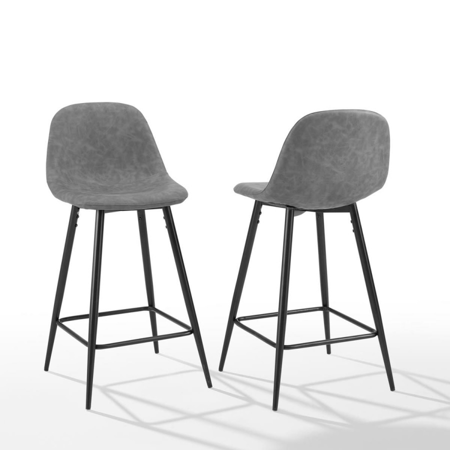 Furniture * | Cheap Crosley Weston 2-Piece Counter Stool Set