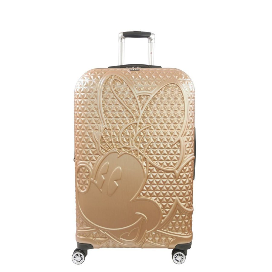 Luggage & Travel Accessories * | Ful Disney Minnie Mouse 29 Hard Sided Rolling Luggage, Taupe Promotion