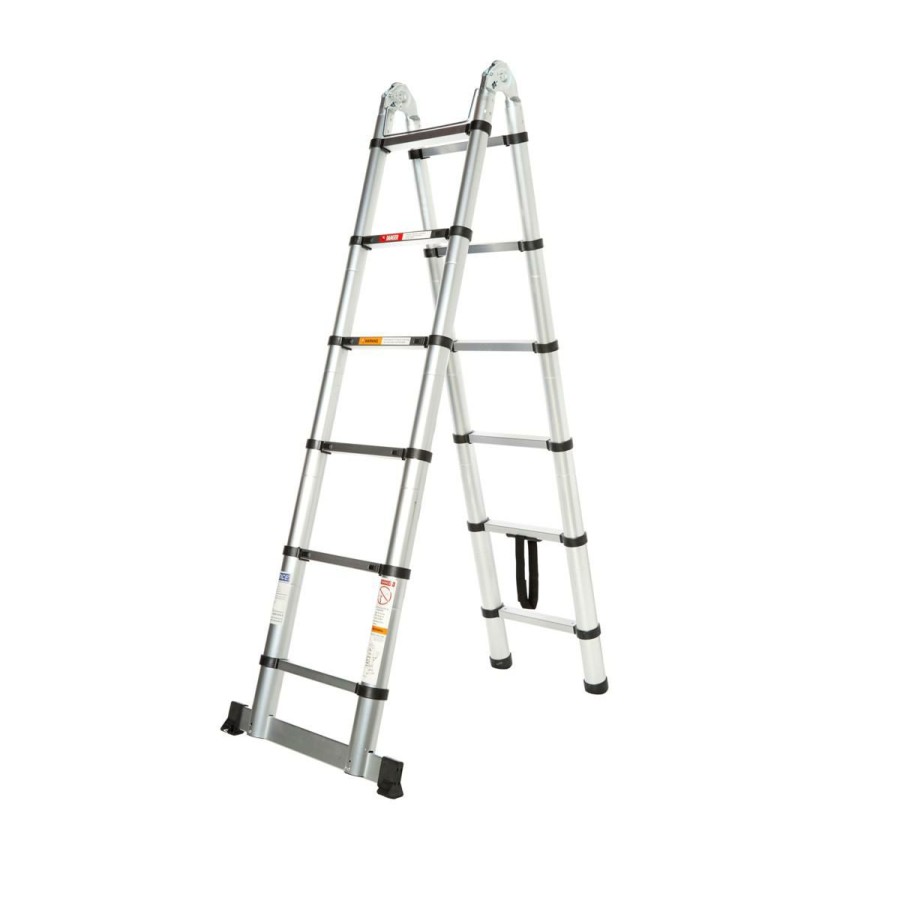 Home Improvement * | Ireach Telescoping A-Frame Ladder Quality Guarantee