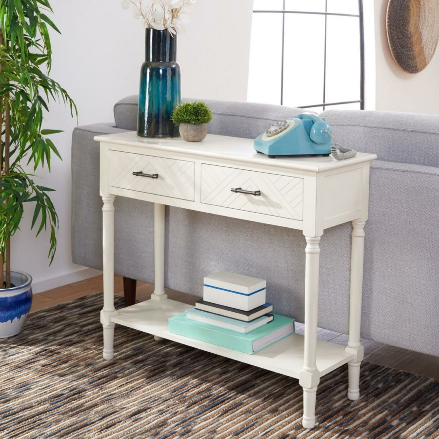 Furniture * | Safavieh Peyton 2-Drawer Console Table Attractive Model