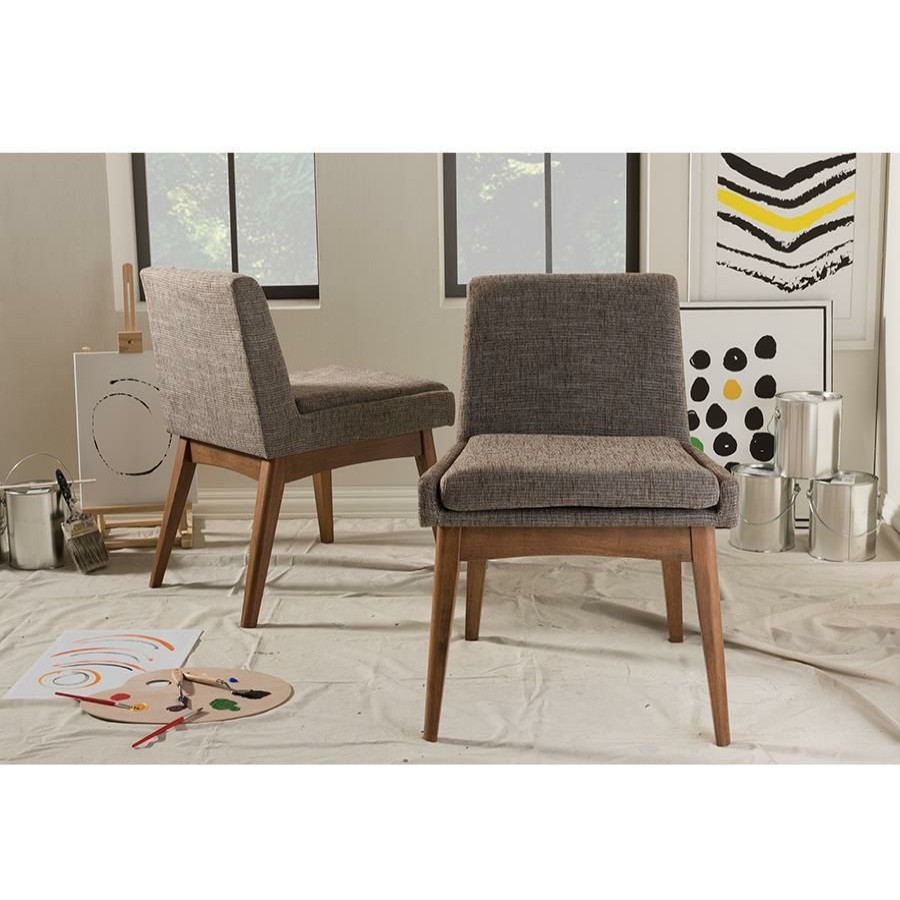 Furniture * | Limit Offer Nexus Upholstered 2-Piece Dining Chair Set