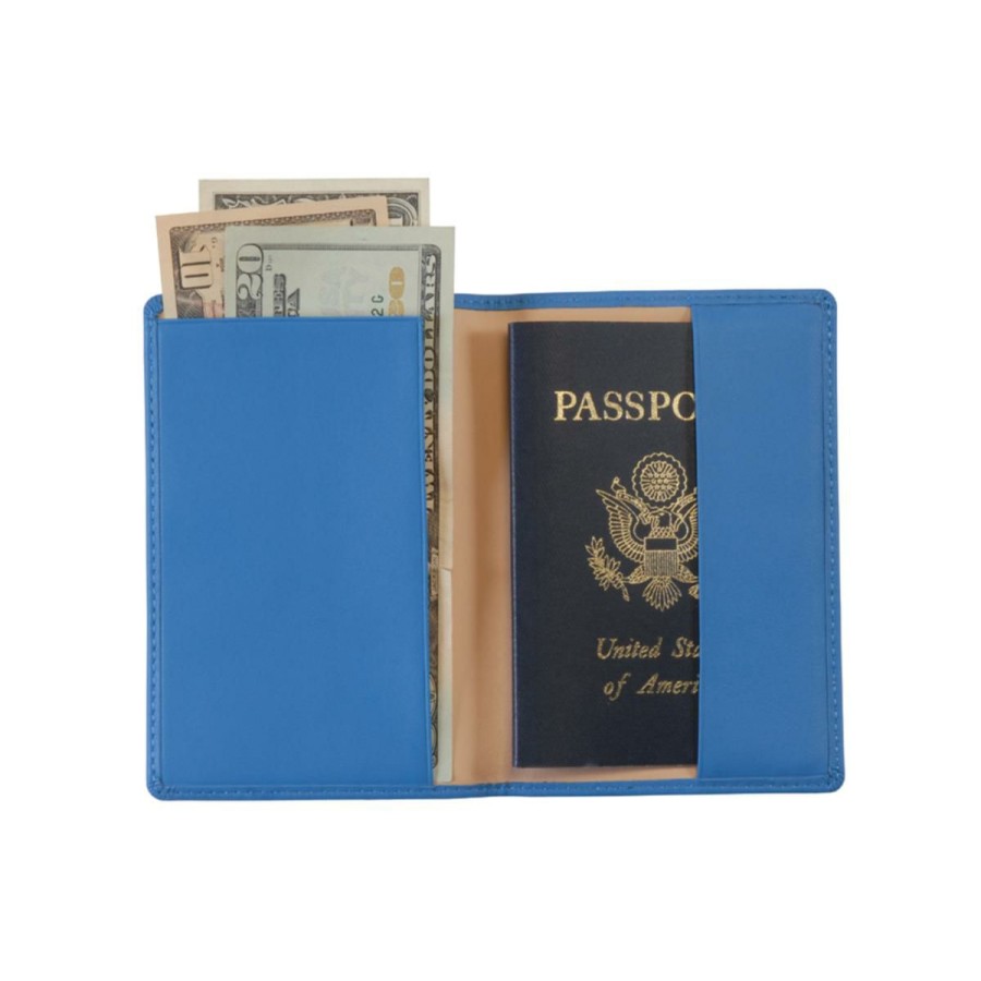 Luggage & Travel Accessories * | Royce Leather Rfid Plain Passport Jacket Less Expensive